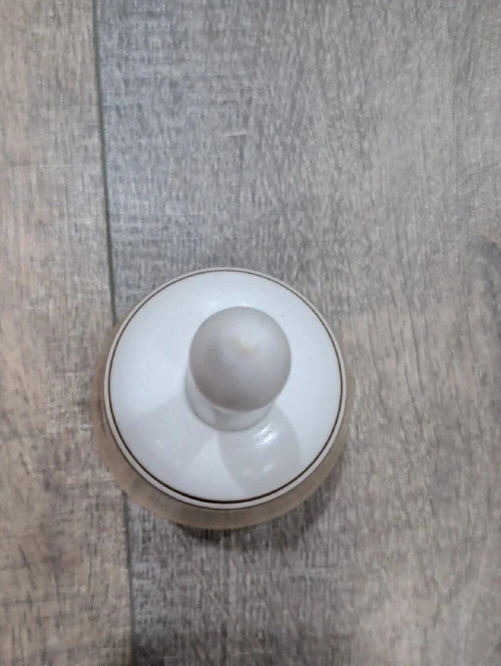 Strasburg Rail Road Ceramic Bell in White and Beige